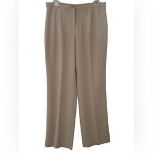 Pendleton Tan Pleated Front Pants Women's Sz 10 Office Trousers Work Pant Demure